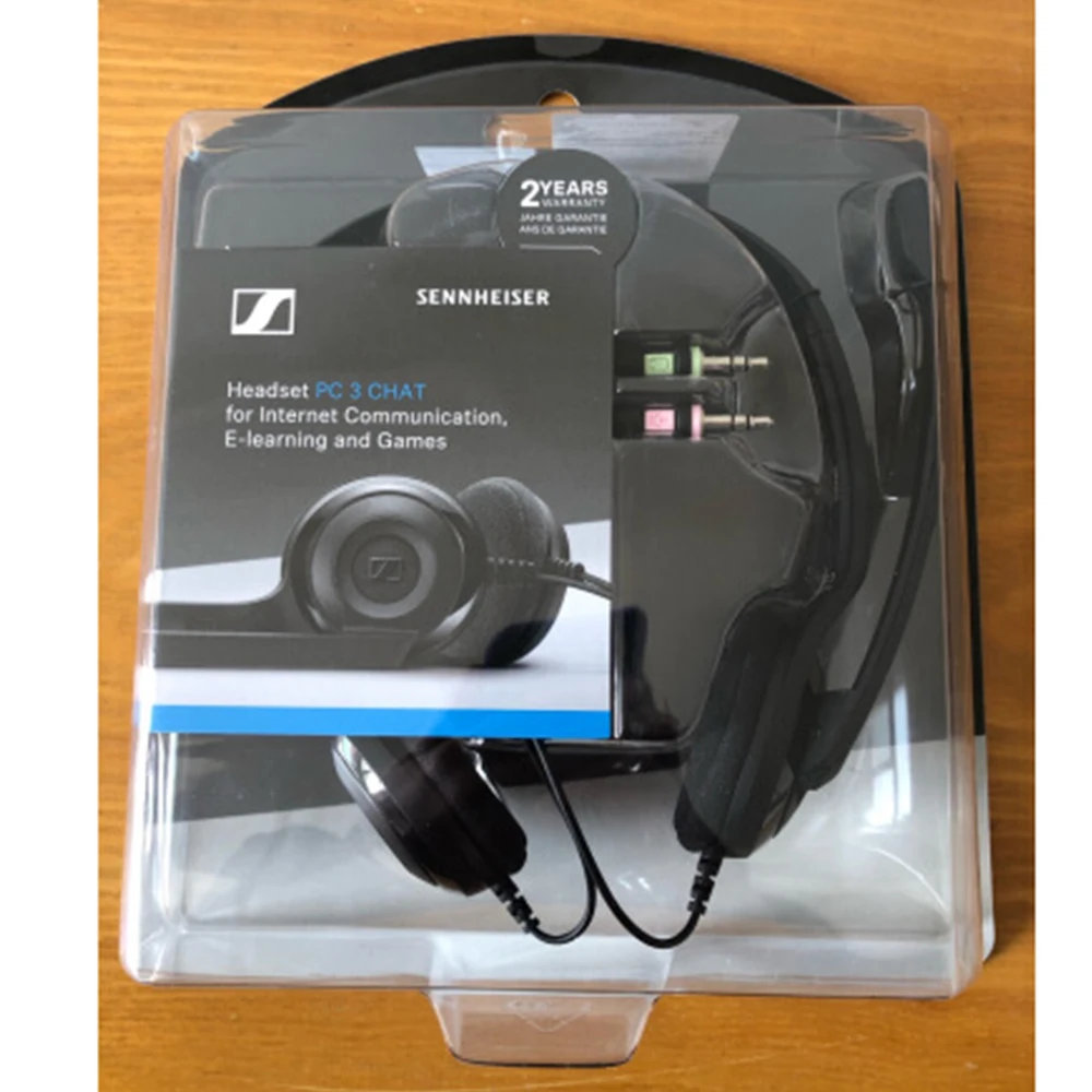 

Sennheiser PC 3 CHAT Lightweight PC Computer Headphones with Noise Reduction Stereo Mic Earphones Music Gaming Headset for PC