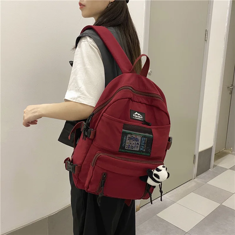 Модный крутой школьный ранец из нейтральной сетки для студентов новинка удобный