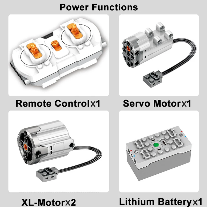 1650 шт кирпичи rc автомобиль пика