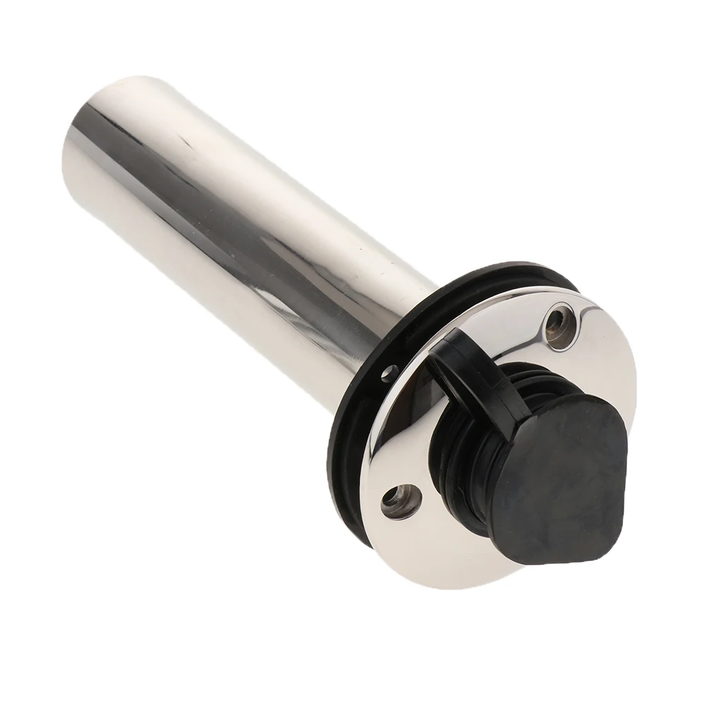 

Flush Mount Fishing Rod Holder Fishing Boat Accessories for Boat Kayak Rod Holder w/ Drain 90 Degree