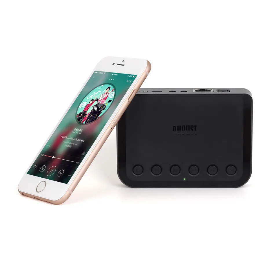 WR320 беспроводной музыкальный адаптер Airplay DLNA многокомнатный wifi беспроводной аудио приемник для традиционных HiFi динамиков Spotify