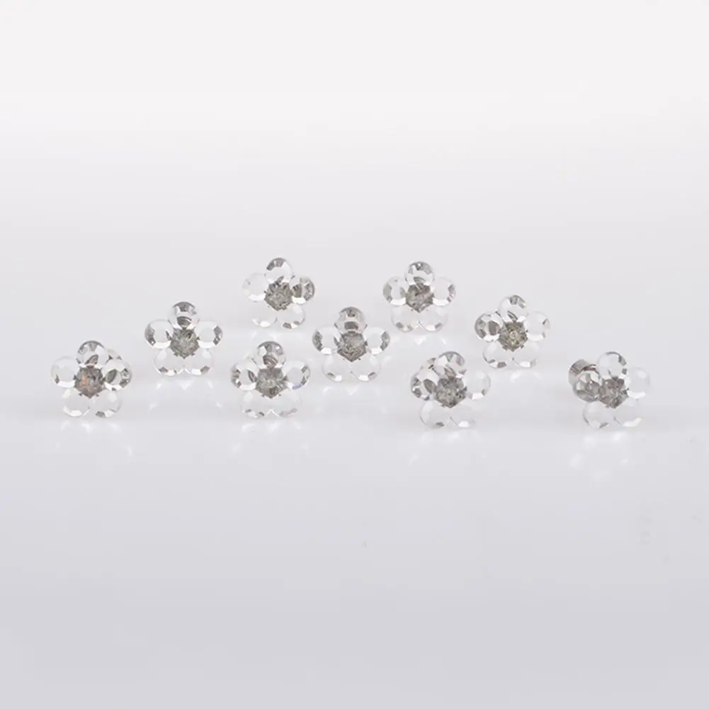

1pair Clear Plum Blossom Luminous Earrings Jewelry White Cubic Zircon Female Earrings Plum Fashion Stud Earrings Bijoux Gift