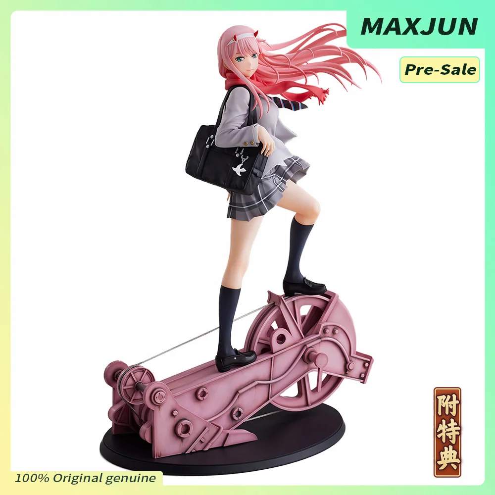 

MAXJUN Genuine Original Pre-sale Anime DARLING in the FRANXX Figure Zero Two Student uniform 28.8cm PVC Model toy 02 sexy figure