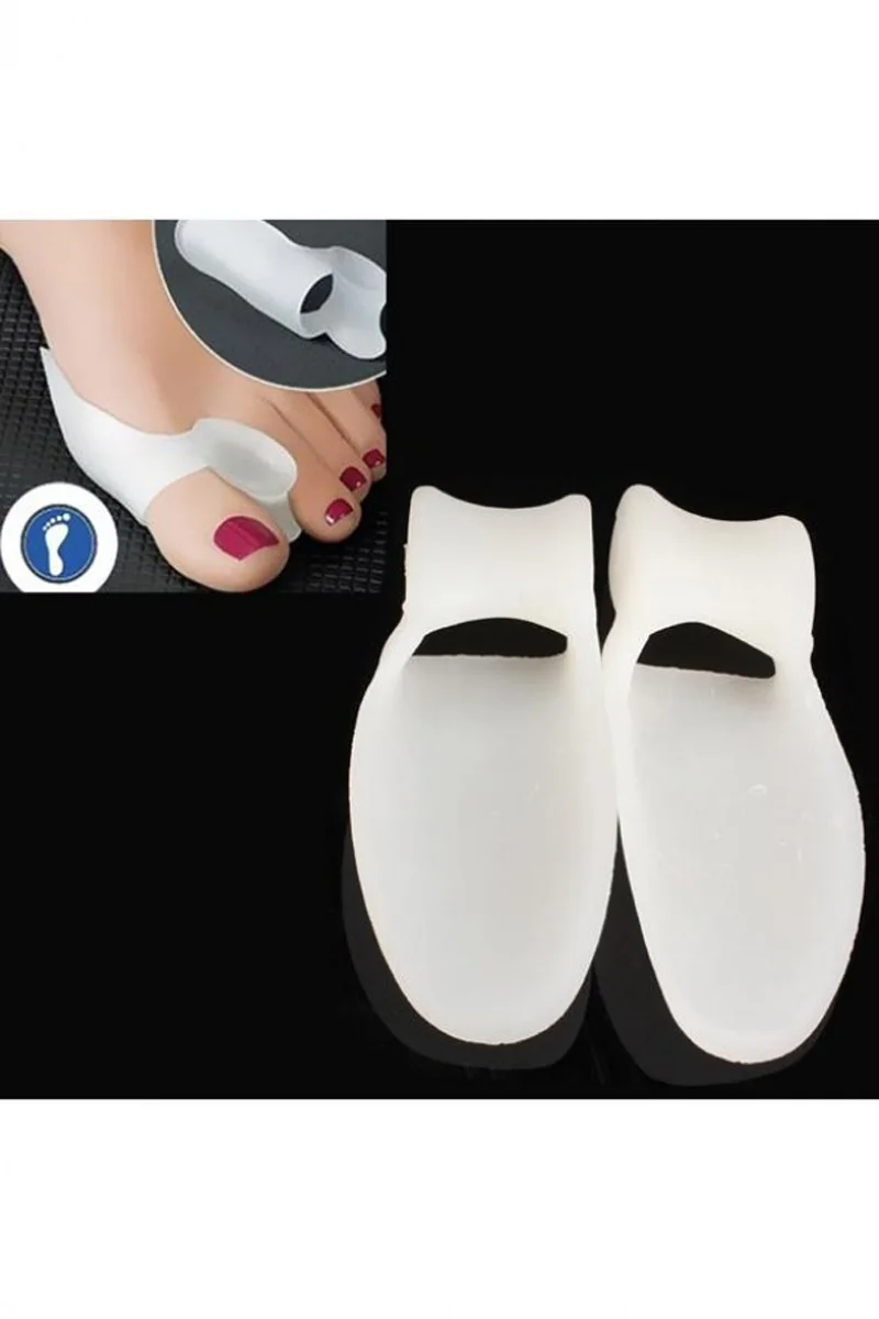2PCS Gel Toe Separators Stretchers and Straightener Bunion Protector thumb valgus protector adjuster | Красота и здоровье
