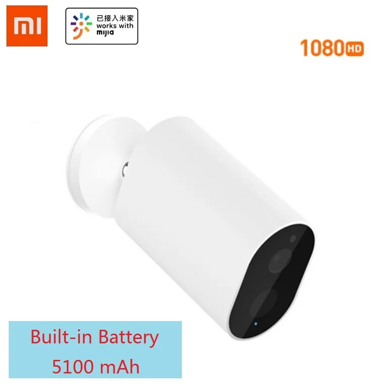 Xiaomi Mijia Smart IP камера 1080P AI Humanoid Обнаружение приложение управление батарея шлюз IP65