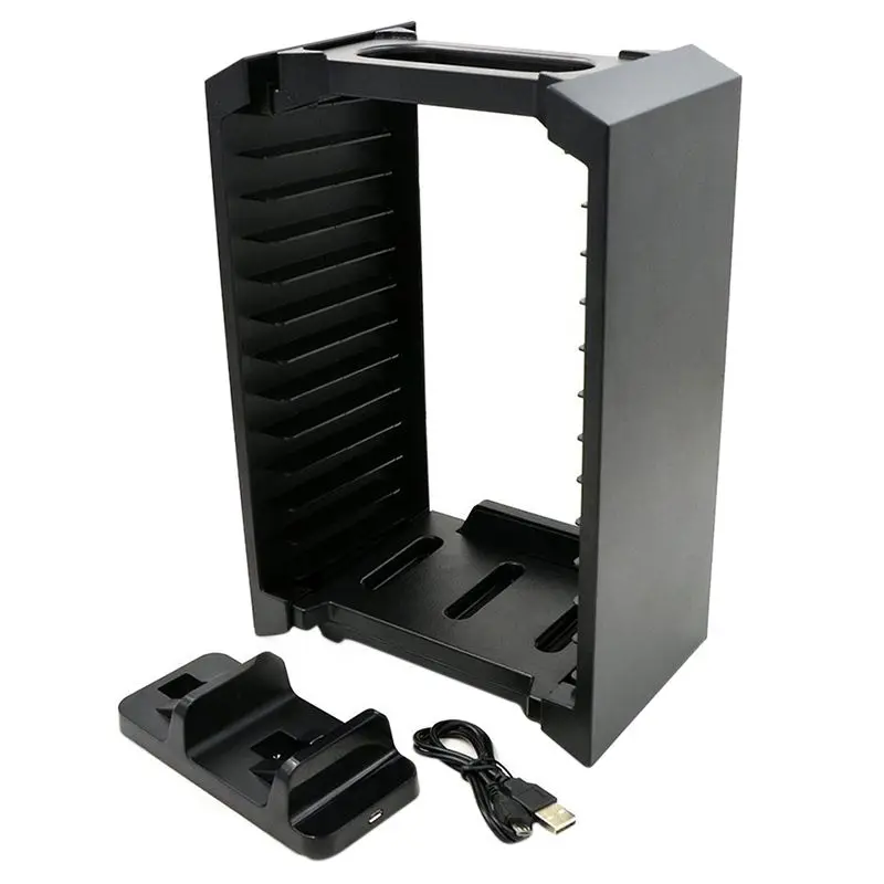 Многофункциональная консоль для PS4 Slim Pro поддержка башни хранения игрового диска