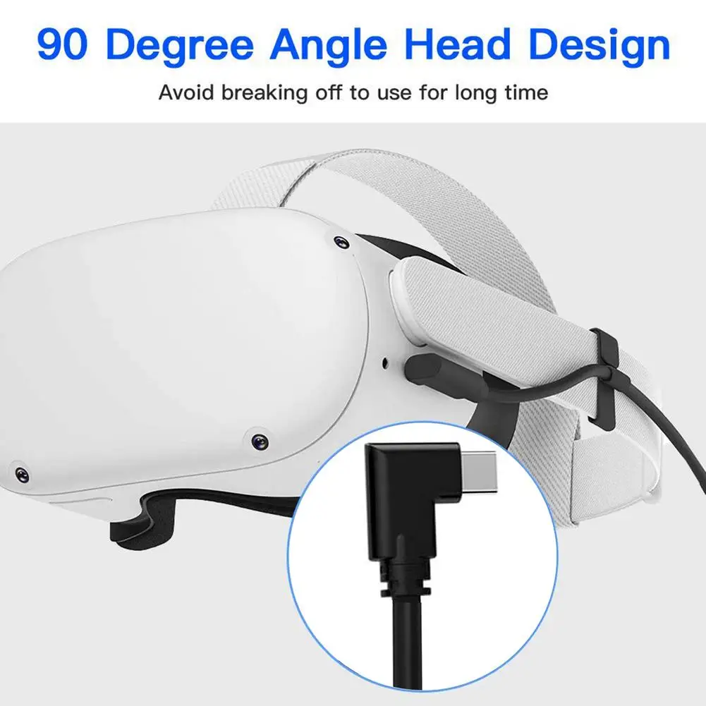 5 м Высокое Скорость кабель для передачи данных USB 3 0 Тип C Oculus Quest 1/2 ссылка очки