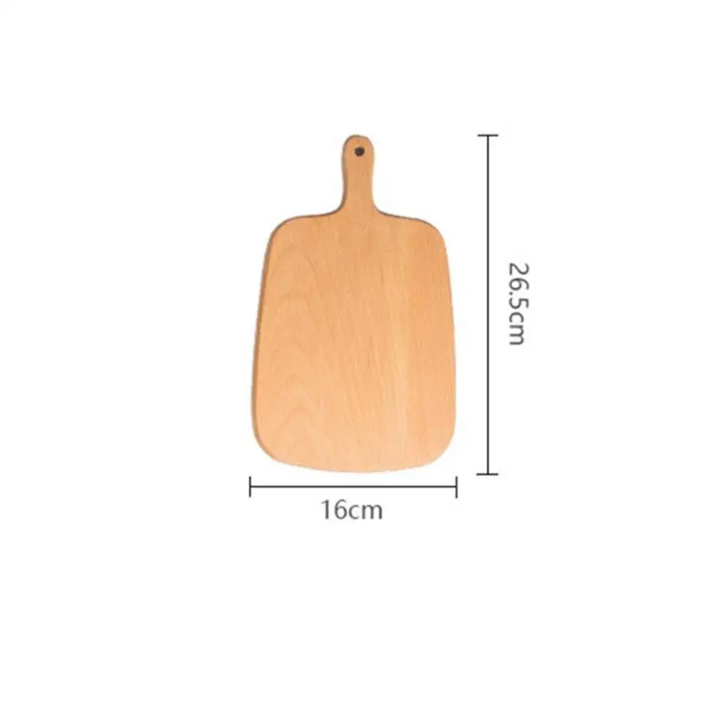 Деревянная разделочная доска из цельного дерева макетная для пиццы фруктовый