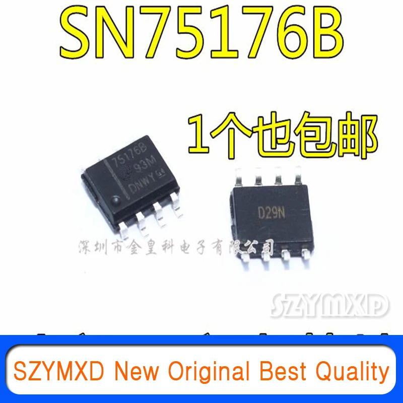

5 шт./лот новый оригинальный [Внутренний большой чип] SN75176B 75176B SN75176BDR патч SOP8 чип в наличии