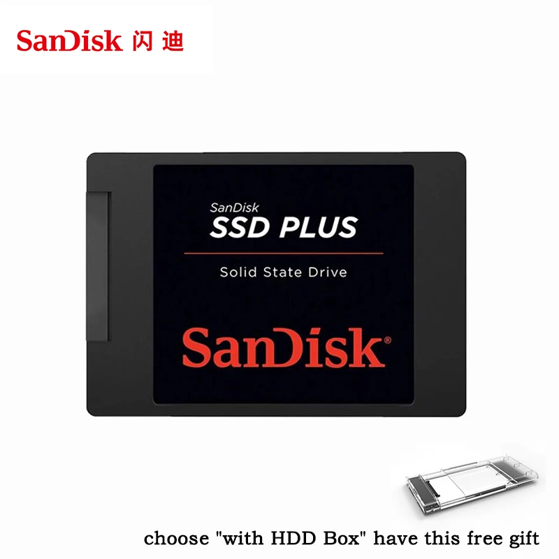 

SanDisk SATA SSD PLUS 240 GB HD SSD Hard Drive HDD 2.5 Hard Disk SSD 480GB 240GB 120GB 960 Solid State Drive for laptop Computer