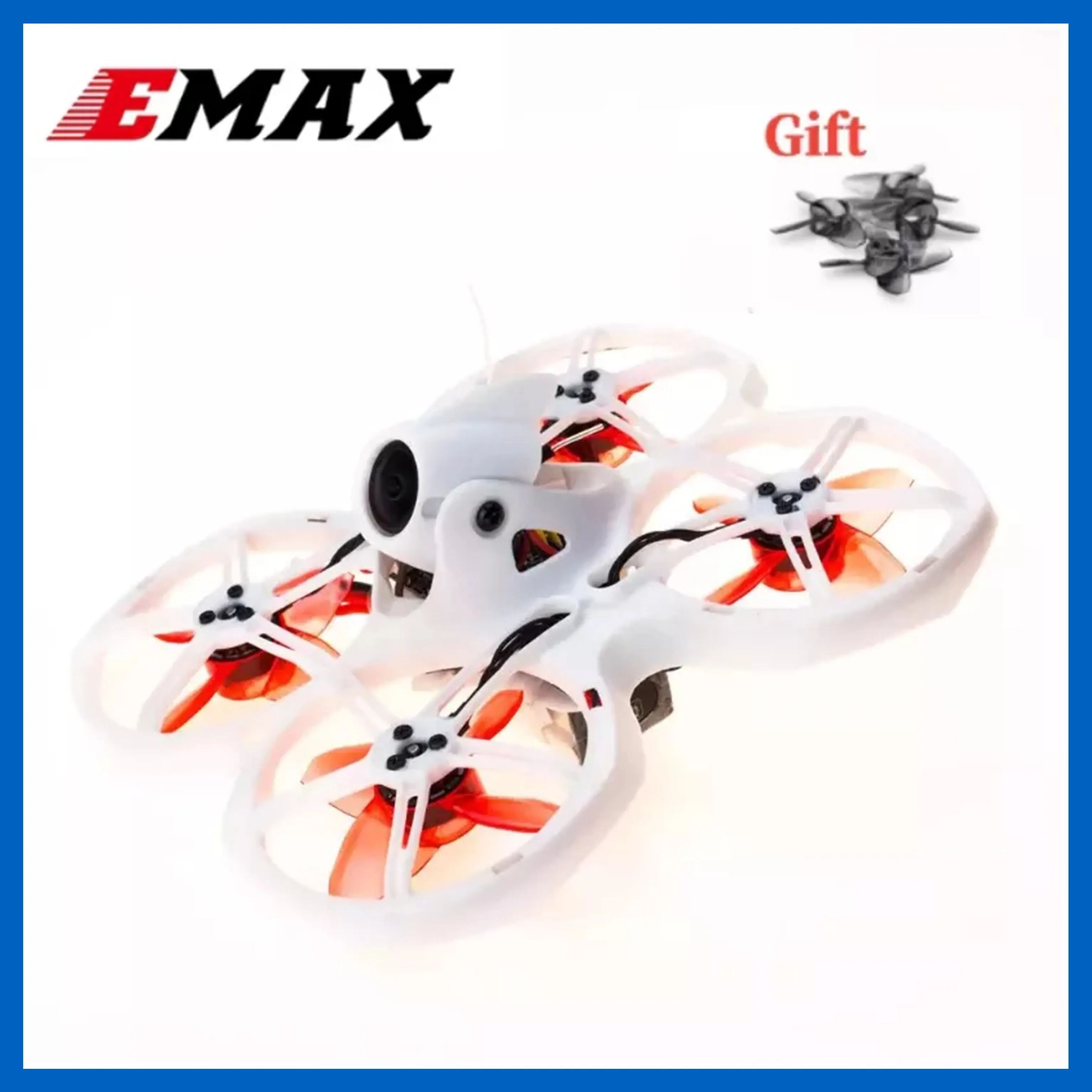 

EMAX Tinyhawk II домашний гоночный Дрон FPV RC игрушка Квадрокоптер 16000KV RunCam Nano2 700TVL 37CH 25-100-200mW VTX 1S-2S BNF