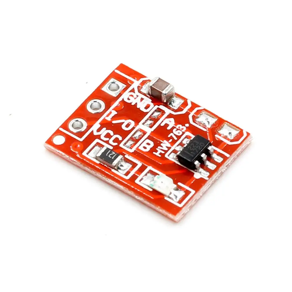 10 шт. TTP223 кнопочный модуль самоблокирующийся/без блокировки сенсорные