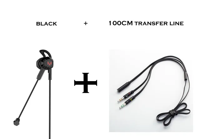Z100X-BK-Transfer Langsdom Z100X Игровые наушники с микрофоном Стерео PUGB гарнитура геймер auriculares fone de ouvido для телефона Xbox Gamer PS4 - Color: Z100X-BK-Transfer