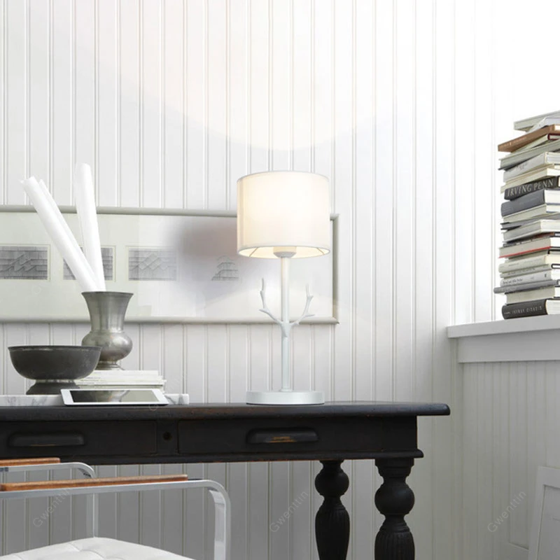 Настольные лампы с маленькими рогами скандинавский Настольный светильник