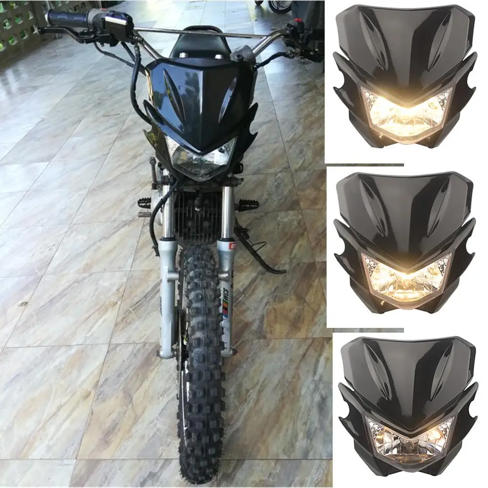 

Universal Motorcycle Headlight Headlamp Fairing For KAWASAKI for YAMAHA for SUZUKI for HONDA for Dirt Bike
