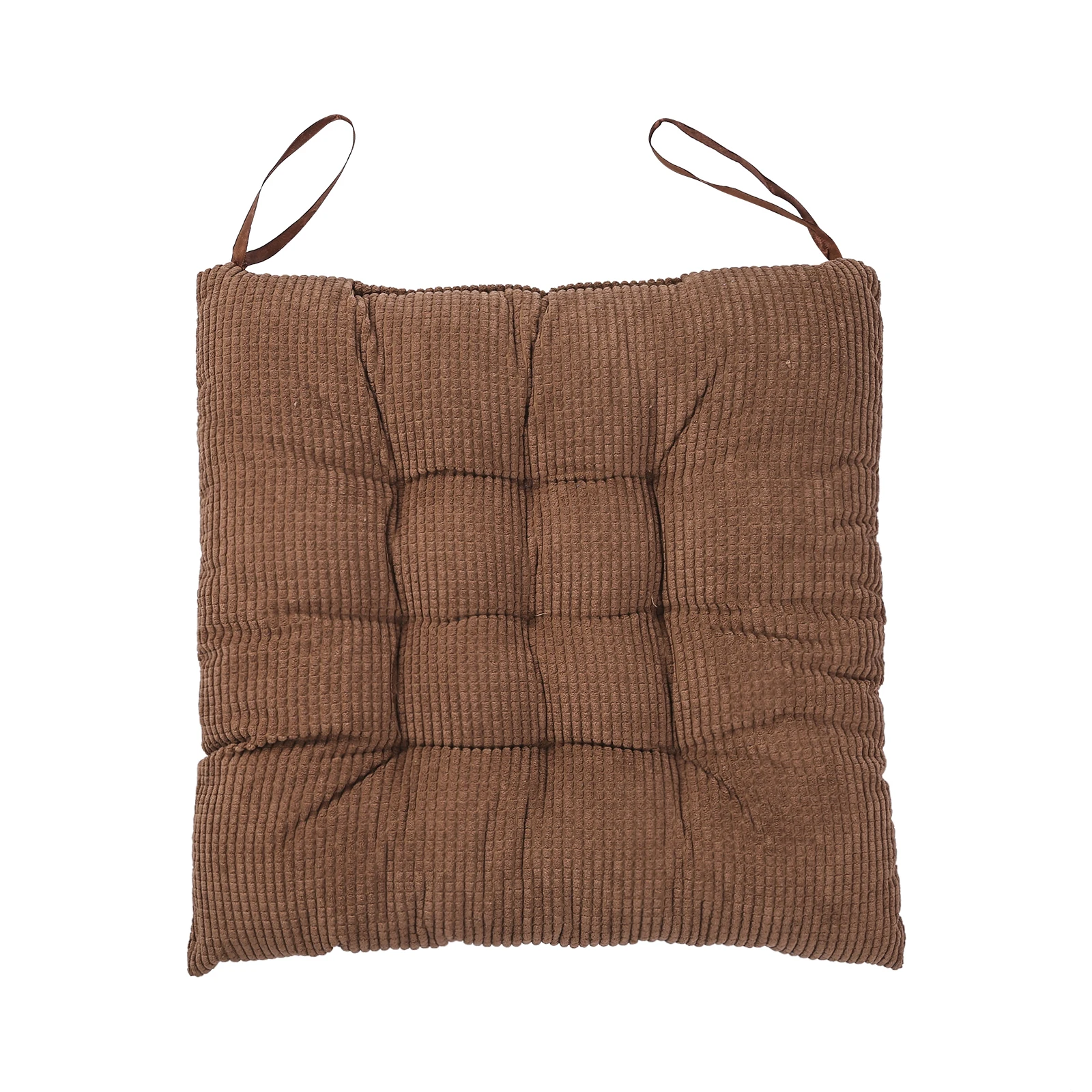 Квадратная подушка для сиденья мягкие эластичные накладки на стул с завязками