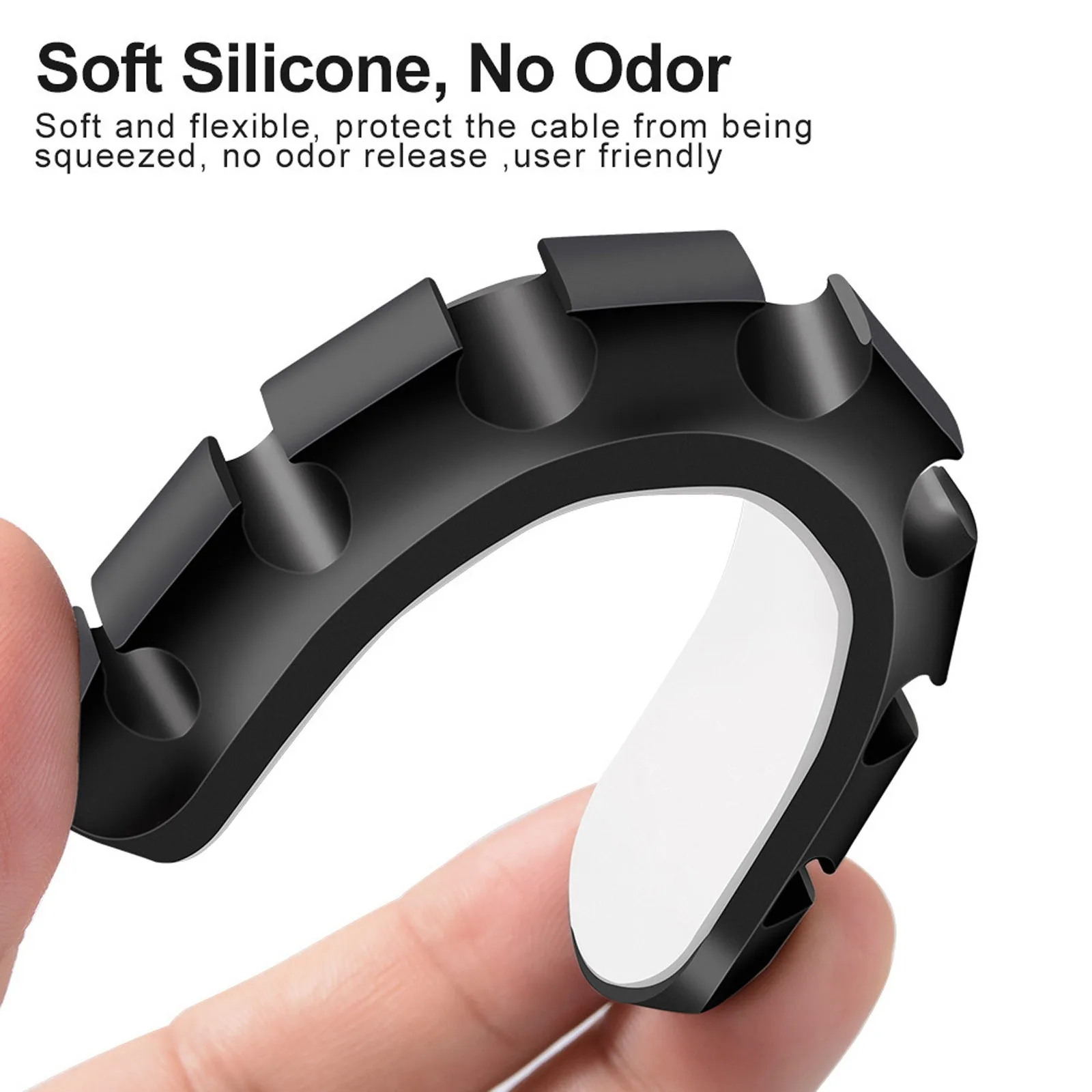 

25# 5pcs Multipurpose Organizer Line Fixer Cord Cable Tidy Holder Drop Clips Home Office Storage Cable Manager Organizador