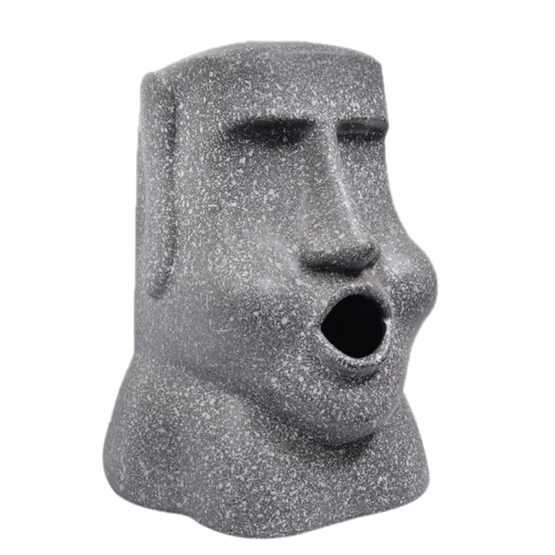 

Creative Easter Island Moai Paper Holder Tissue Box 3D Stone Figure Sanitary Paper Storage Napkin Dispenser