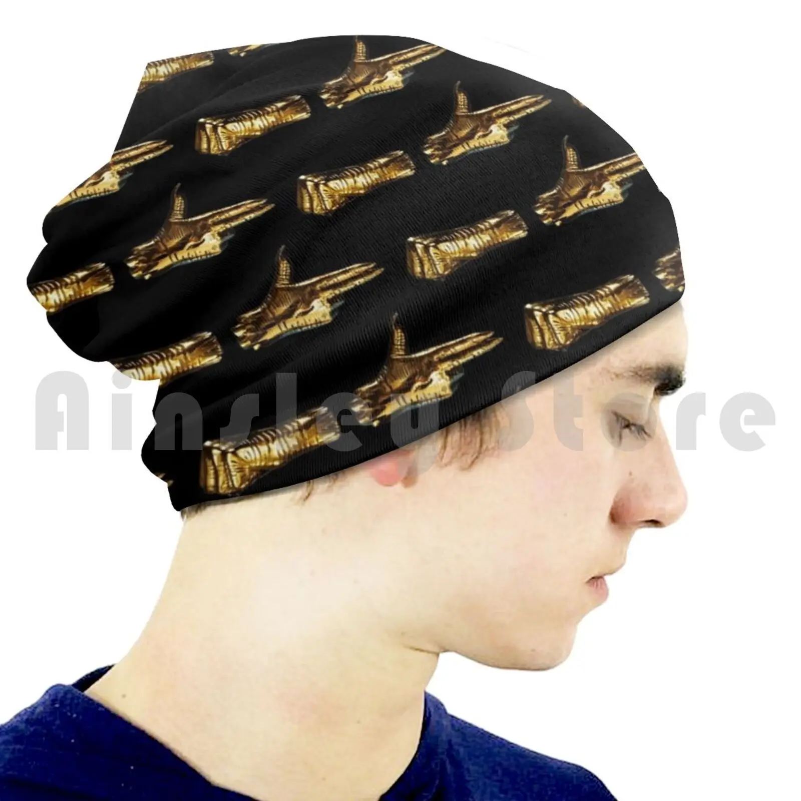 Трикотажная Шапка-бини в стиле хип-хоп