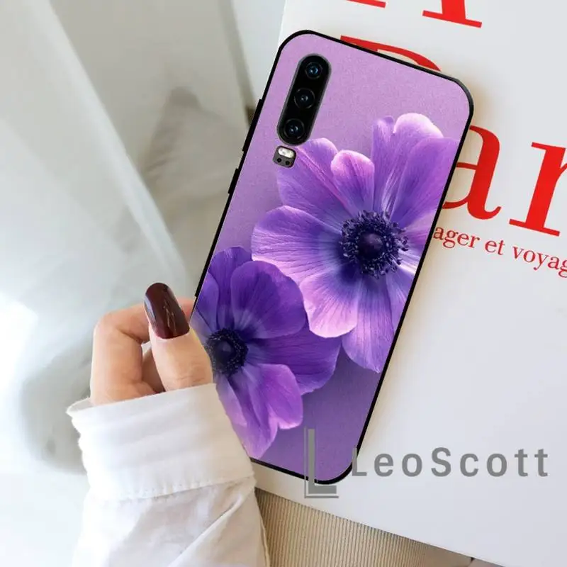

Purple flowers lavender Phone Case For Huawei P 9 8 10 40 Mate 30 Honor 8 8A 20 20s 9x nova 6se 5t Y9s PSMART lite pro 2017