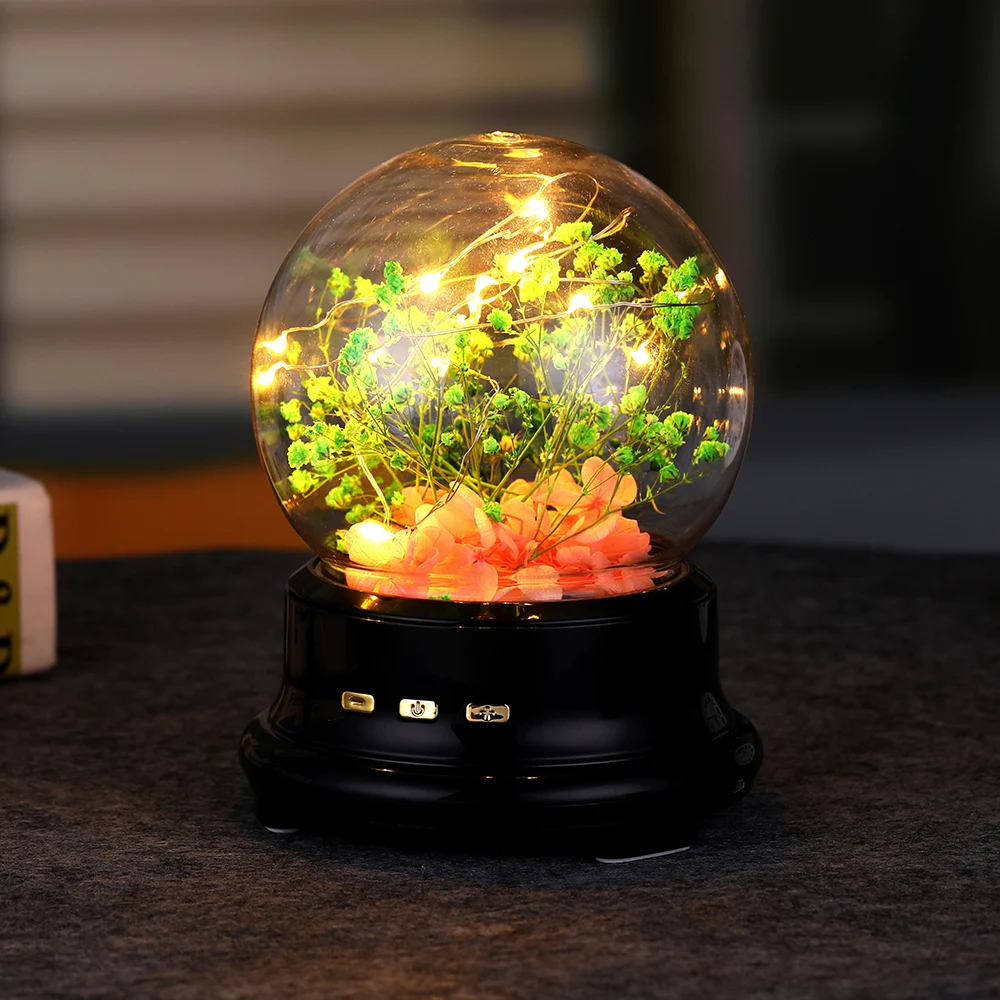 Dreamlike музыкальная лампа светодиодный ночник USB зарядка сферическая звуковая