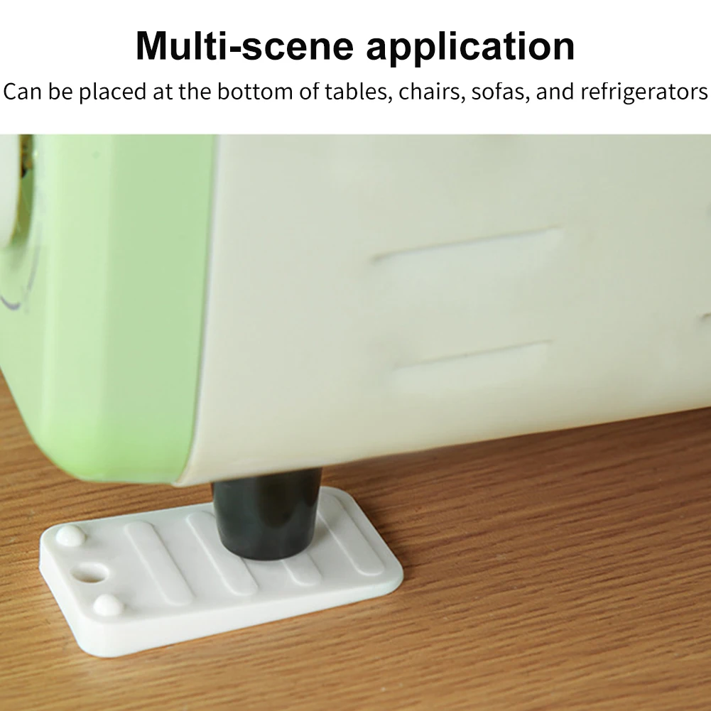 

6pcs Tables Hardware Durable ABS Non Slip Accessories Small Stable Portable Toilet Leveling Shims Furniture Pads Multifunctional