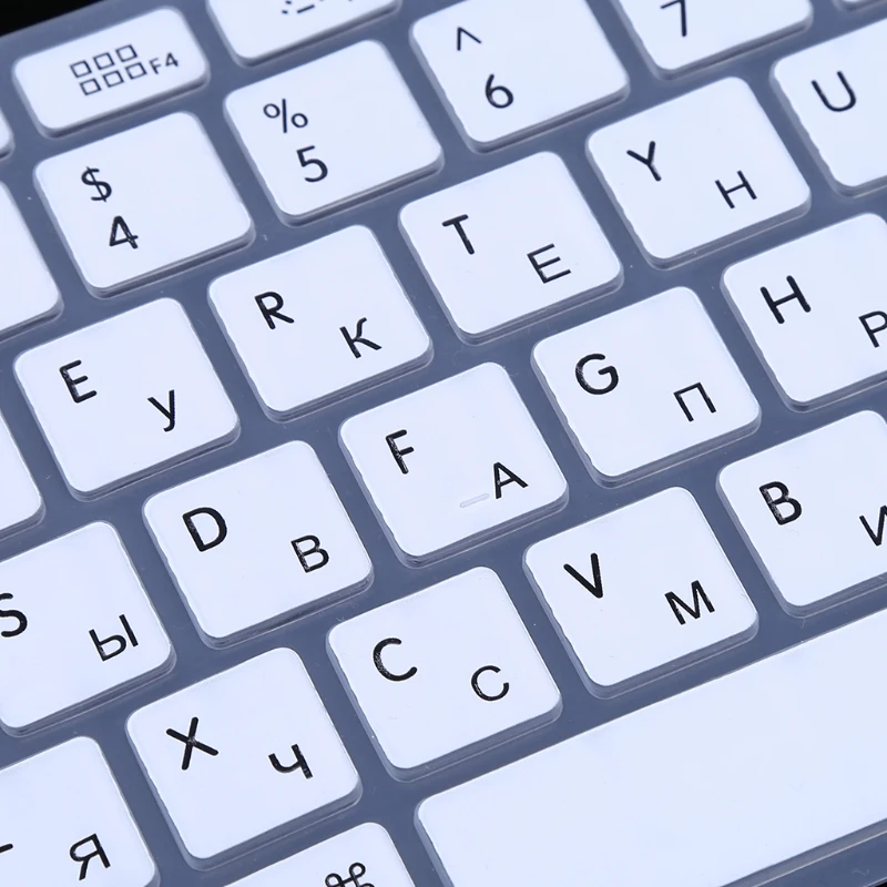 Версия для США русская Клавиатура силиконовый чехол Apple Macbook Air Pro 13 15 только