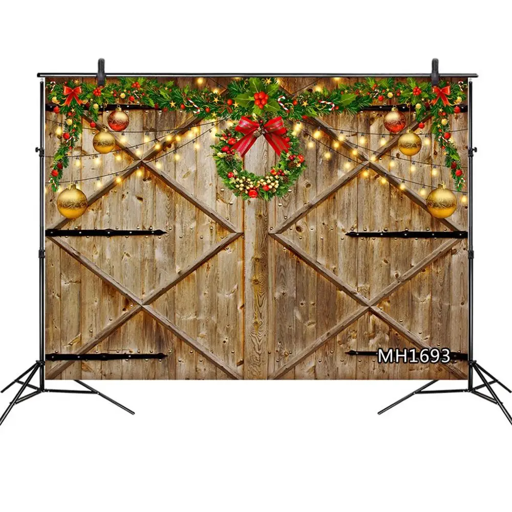 Фон для фотосъемки в деревенском стиле с изображением деревянных досок