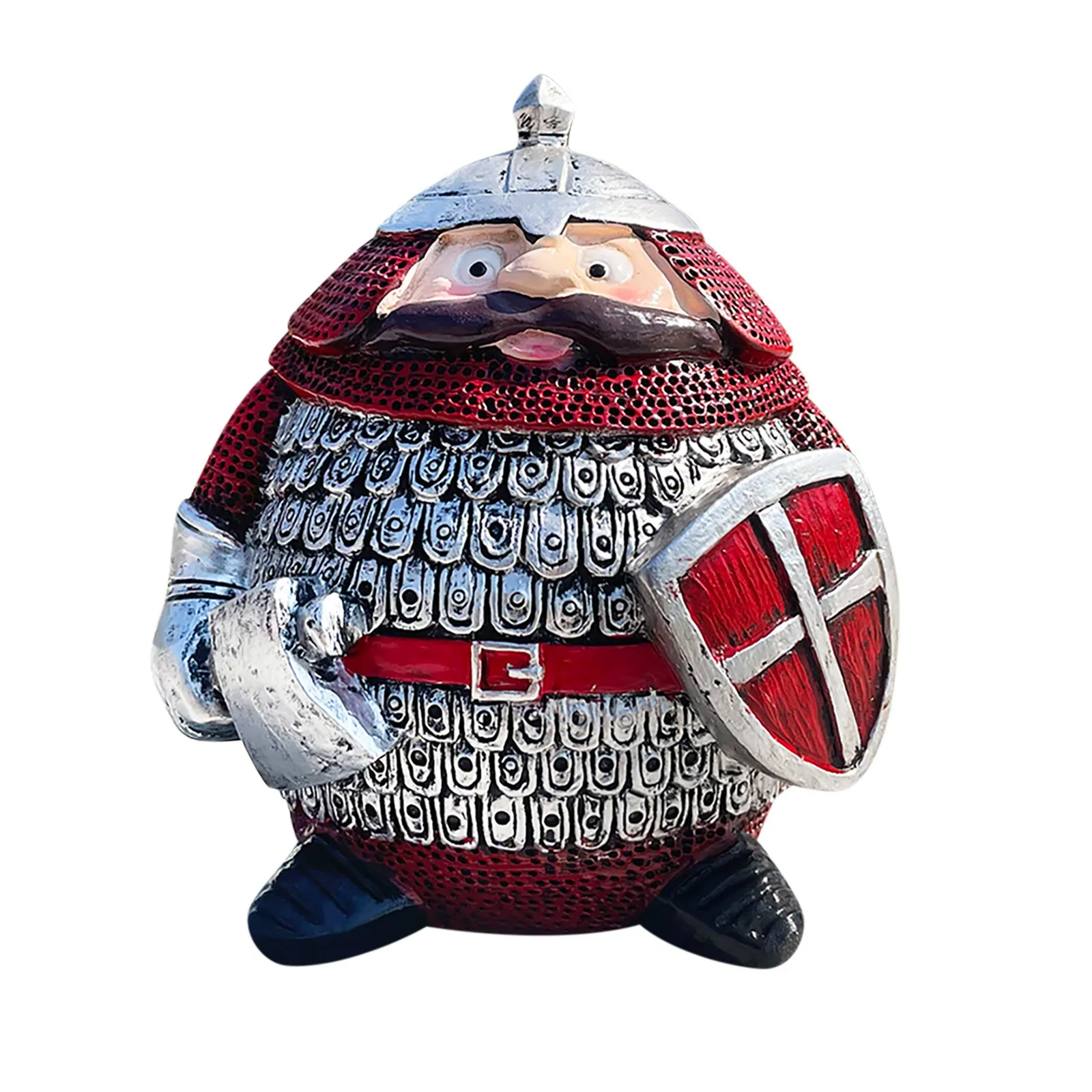 5 шт. Рождественская статуя карликового рыцаря поделки из смолы карликовая