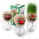 1 шт. новая головка Бонсай Трава Мини Бонсай Трава Кукла волос растение для сада DIY кукла на дерево искусственное домашнее садовое украшение ваза