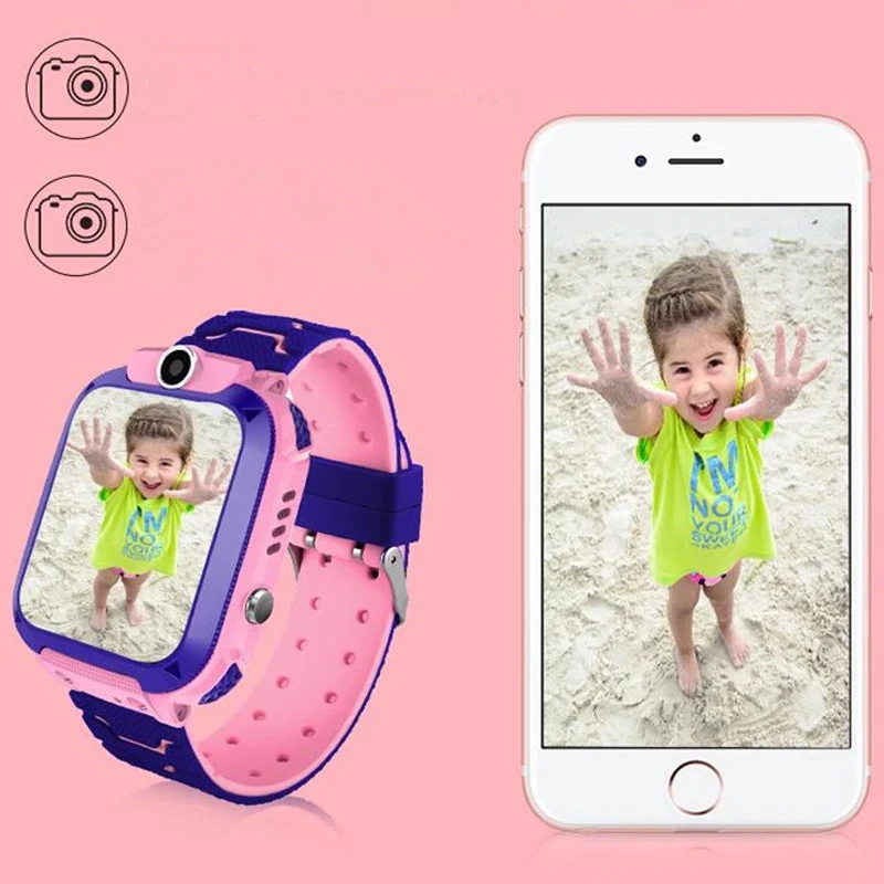 Smartch Z5S Kids Smart Watch IPX7 Waterproof Touch Screen SOS Phone Call Location Tracker Anti-Lost children Smartwatch Q12 | Электроника