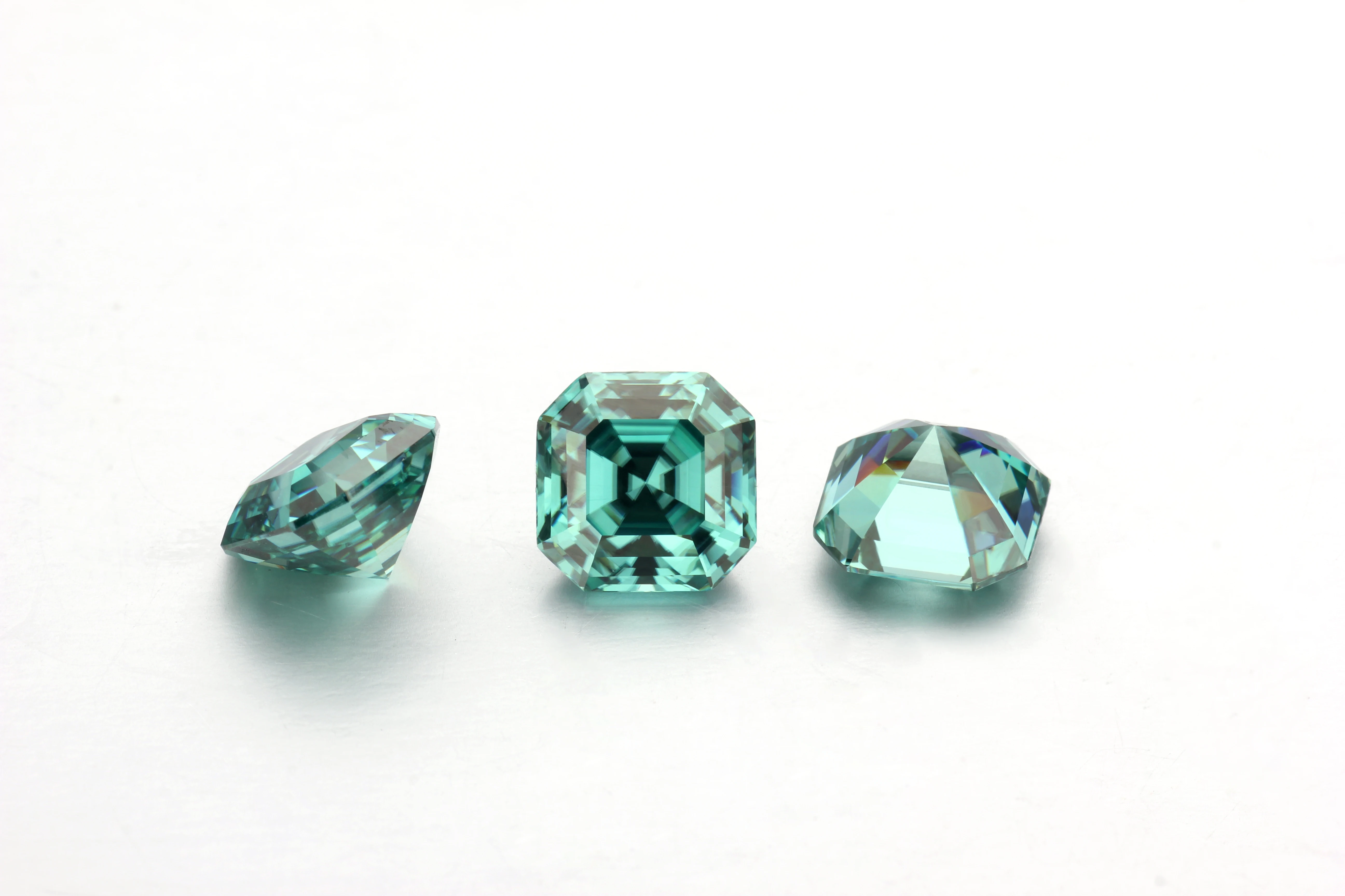 

Starszuan Специальный Зеленый asscher cut VVS clearity 8*8 мм 3ct moissanite gemstone хорошее качество для изготовления ювелирных изделий