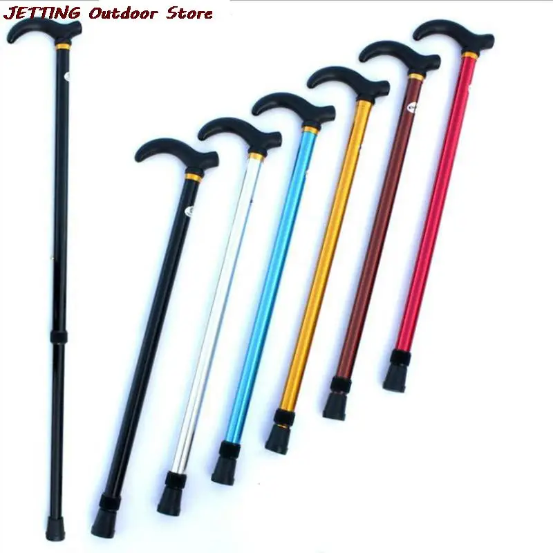 

Adjustable Walking Stick Cane 2 Section Stable Anti-Skid Anti Shock Cane Crutch For Old Men Women Hiking Trekking Poles Cane