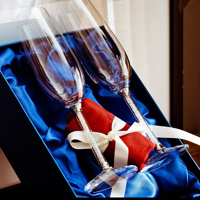 Европейский роскошный хрустальный алмаз Кубок шампанского бокал для вина