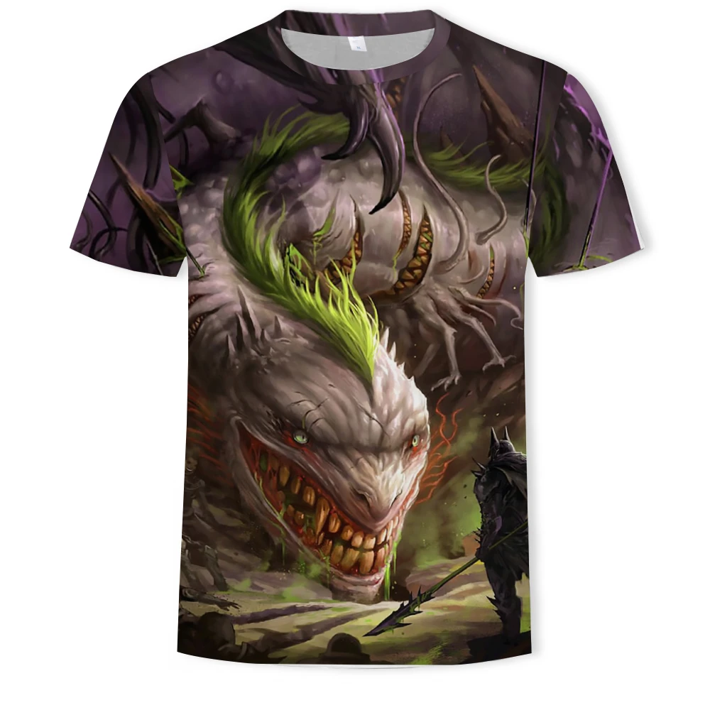 

Funny dinosaur Print Tshirt Male Short Sleeve 2021 Fashion Casual Boy Girl T-Shirt 3D Printed Fashion Street Top