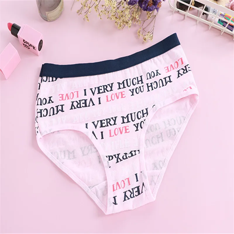 Женские хлопковые трусы с заниженной талией 5 шт./лот|Женские трусики| |