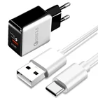 Кабель USB Type-C для быстрой зарядки, 18 Вт, для Xiaomi 11 Ultra POCO X3 NFC M3 F3 Pro Samsung Galaxy S9 S21 S20 M31S M31 M51