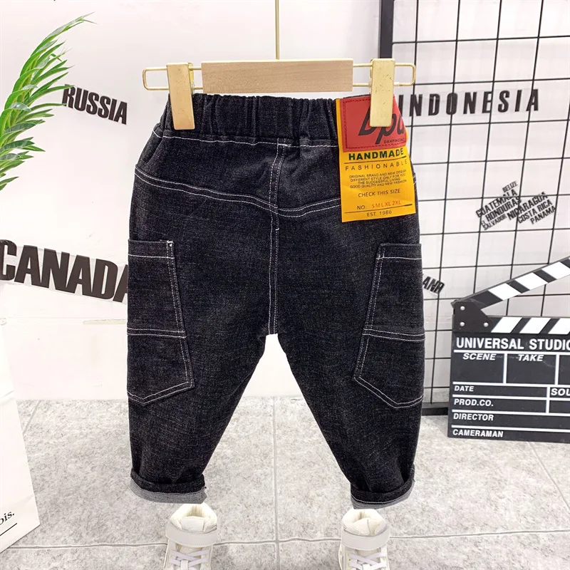 Детская одежда для маленьких мальчиков комплект малышей с резинкой на поясе