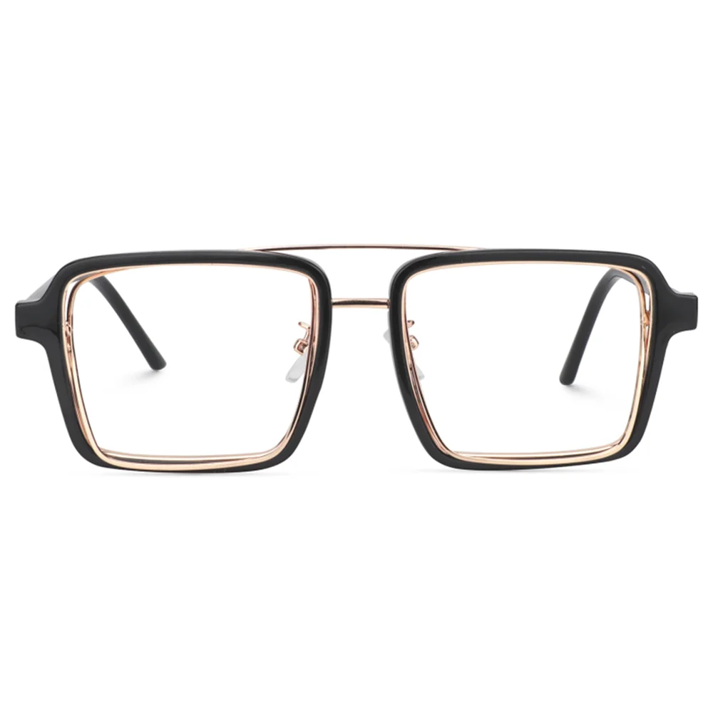 Zeelool унисекс Ретро оправа для очков авиатора с прозрачными линзами очки без