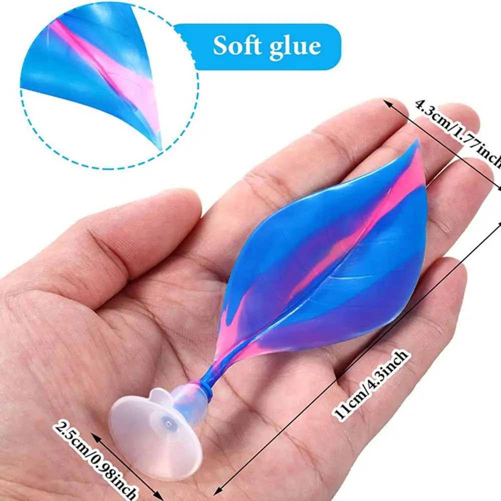 Украшение для аквариума искусственные растения листья Бета гамак подставка