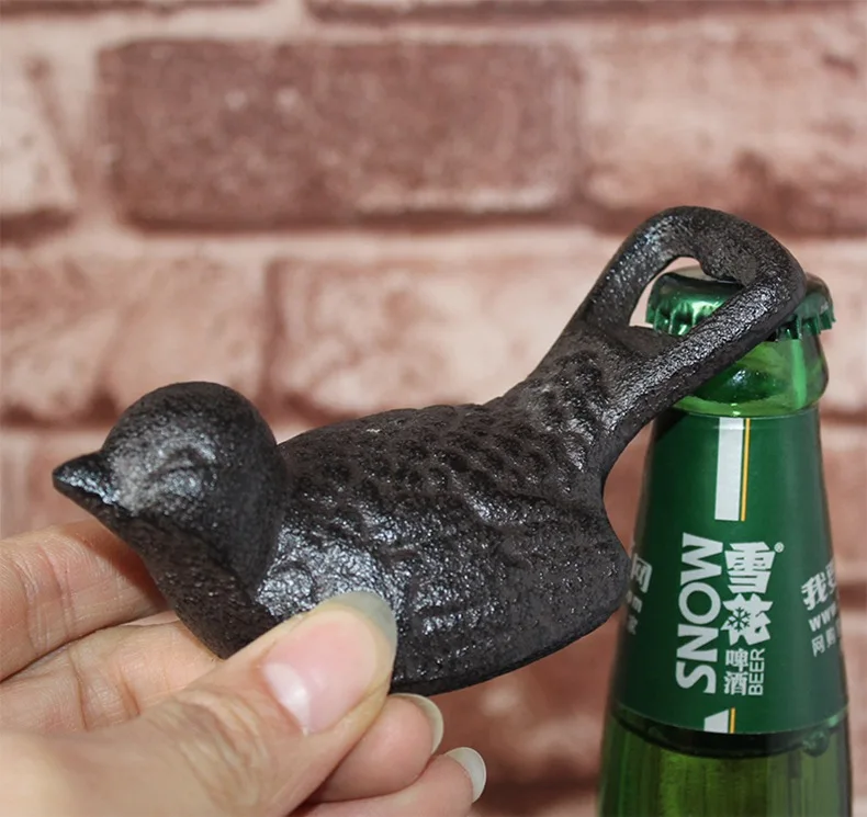 Креативная открывалка чугунная для бутылок вина из бычьего железа с настенным