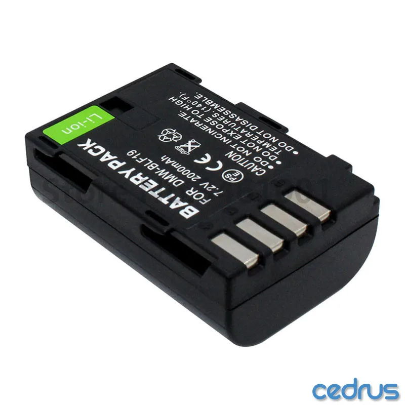 

Cedrus DMW-BLF19 DMW BLF19PP BLF19 BLF19E Battery for Panasonic Lumix GH4 DMC-GH4 DMC-GH3 DMC GH3 Batteries