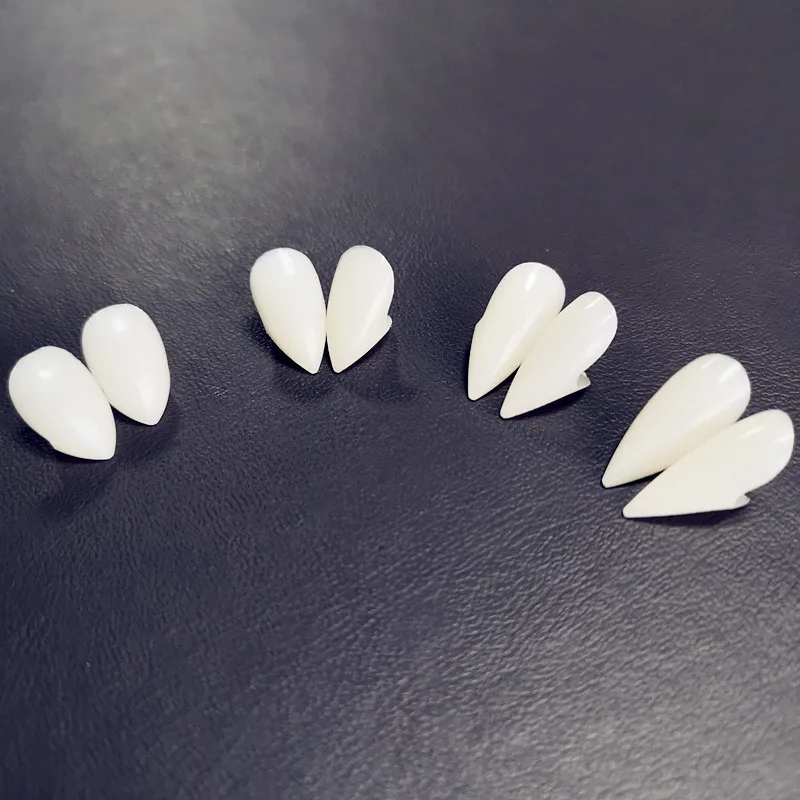 Пара Зубов зомби приколы и розыгрыши разные забавные зубы вампира подарок на