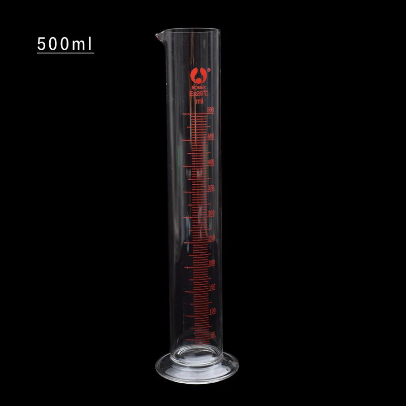 Стеклянный Градуированный цилиндрический прямой мерный стакан 100 мл 250 500 1000 |
