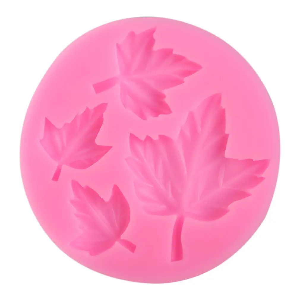 Кленовый лист 3D силиконовая форма Шоколадные Конфеты инструменты для украшения