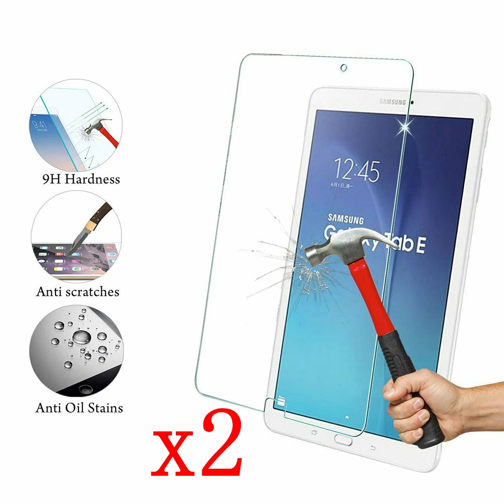 Закаленное стекло для Samsung Galaxy Tab E 9 6 дюйма SM-T560 SM-T561 полное покрытие защитная