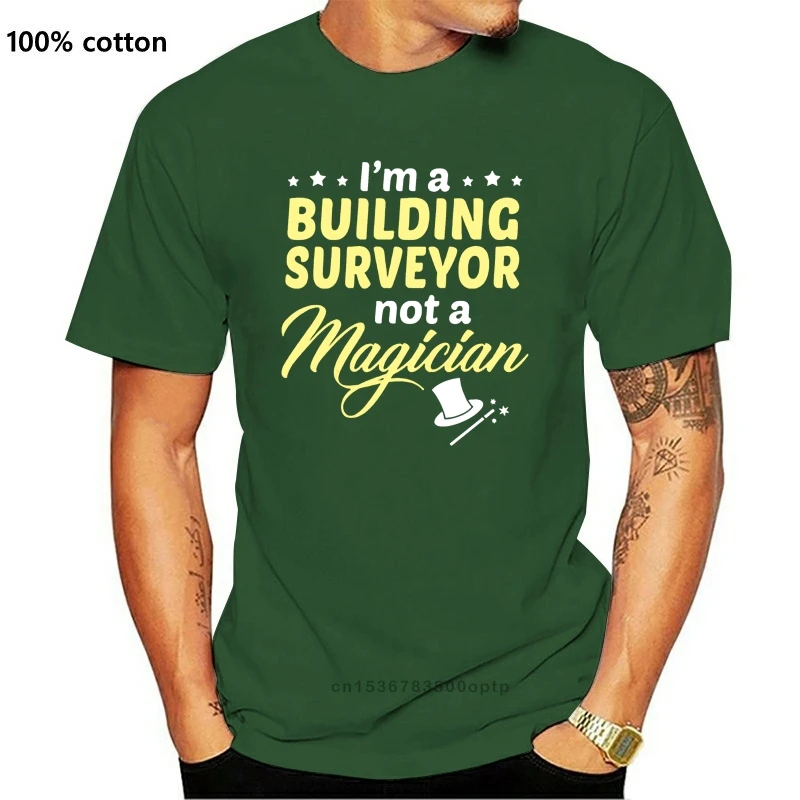 

New Summer Building Surveyor Tshirt Men Cool Boy Girl T-Shirts Black Big Size 3xl 4xl 5xl