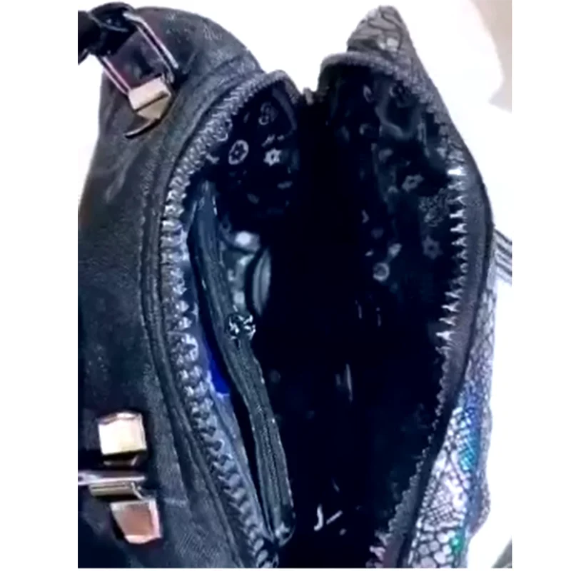 

Microfiber Synthetic Leather Women's Backpack Letter Sequines Print Mochila Black 2021 Latest Mini Bag Pack Female Shoulder Bags