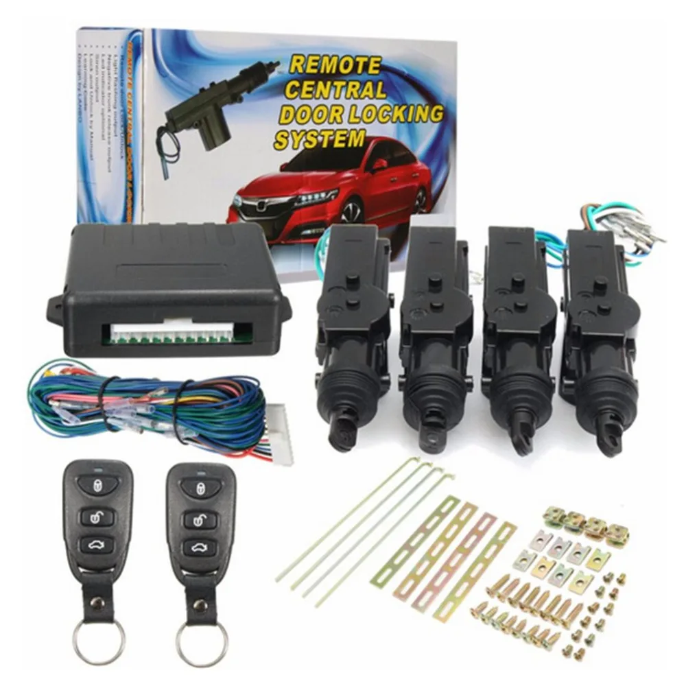 

Universal Car Remote Control Central Door Locking System Kits DC 12V Vehicles Anti-theft Alarm Keyless Entry System