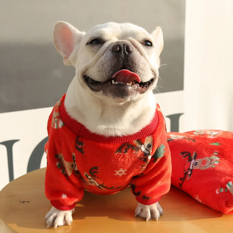 

Christmas Cute Pet Dog Clothes Coat Santa Elk/Santa Claus Costume Pets Cat Puppy Clothing Winter Xmas Decoration